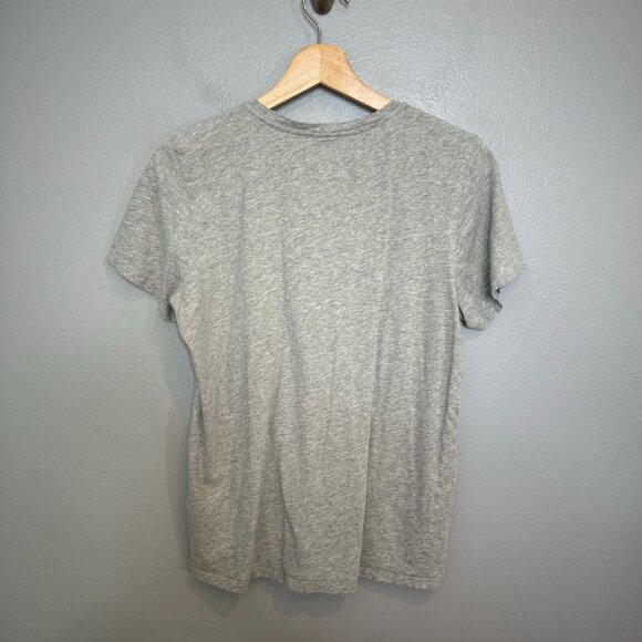 EVERLANE organic cotton v neck tee in gray size L - Picture 4 of 6